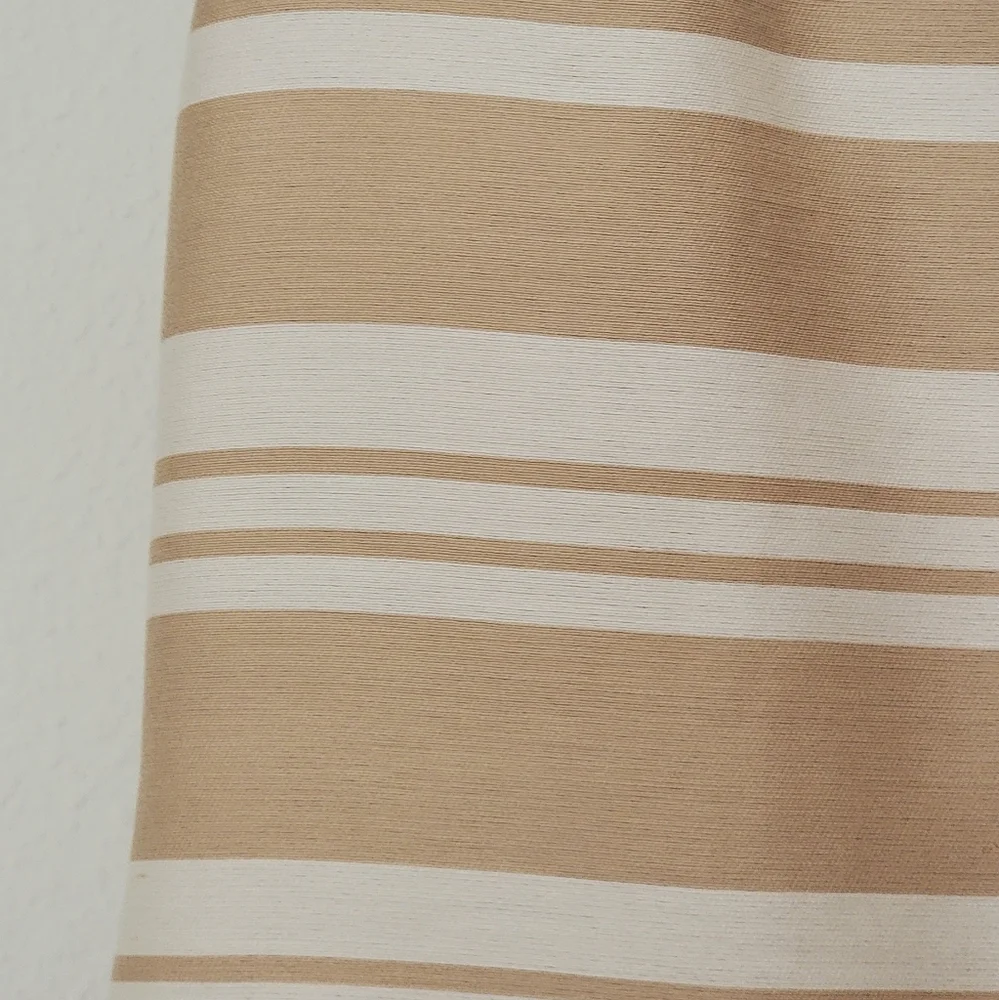 Banana Republic Tan and Cream Striped Boatneck Shift Dress, Size 2 - Picture 3 of 16